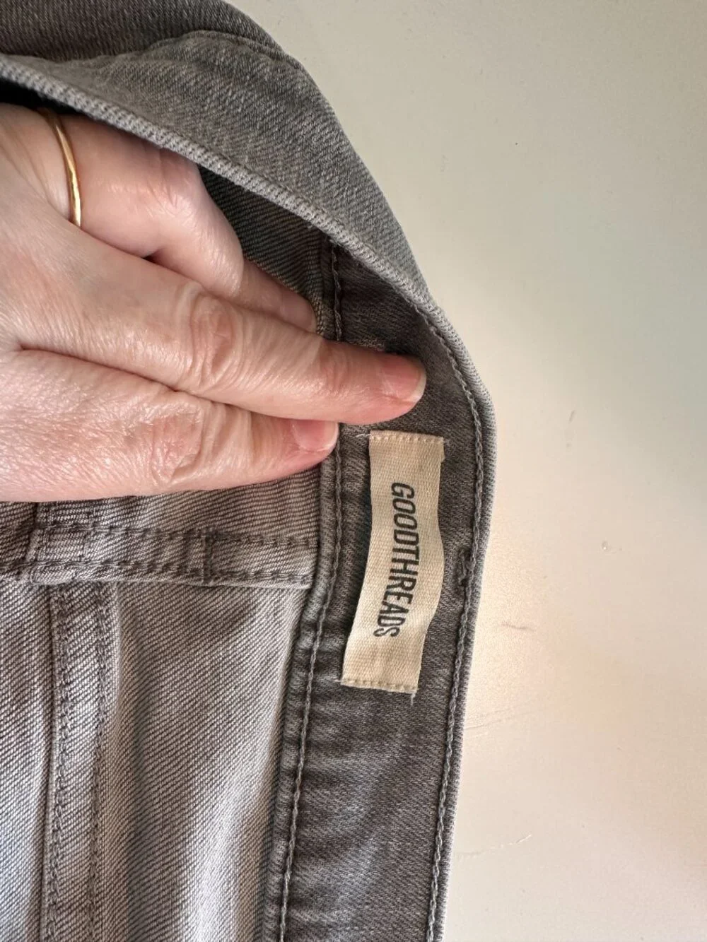 Goodthreads Gray Skinny Jeans 36x32